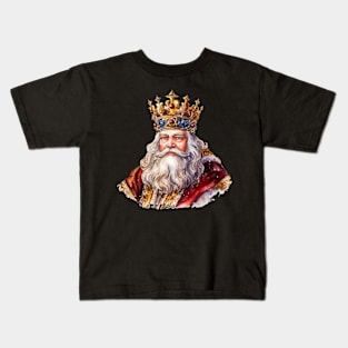 Royal King Christmas Vibes Kids T-Shirt